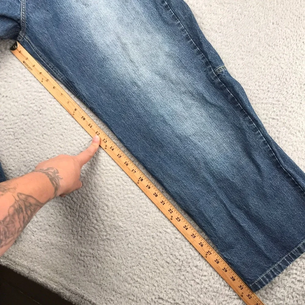 Vtg Southpole Jeans Mens 40 (39x32) Baggy Patches Distressed Y2K Hip Hop Skater